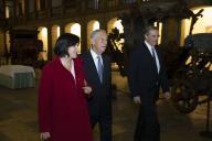 O Presidente da República, Marcelo Rebelo de Sousa, preside, no antigo Picadeiro Real do Museu Nacional dos Coches em Lisboa, à sessão de encerramento do Ano Nacional da Colaboração, no âmbito da V Conferência Internacional sobre Governação Integrada, a 30 de janeiro de 2020