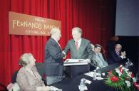 O Presidente da República preside à cerimónia da entrega do Prémio Literário Fernando Namora ao escritor Armando Silva Carvalho, a 14 de janeiro de 2004
