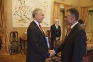 O Presidente da República, Aníbal Cavaco Silva, recebe em audiência os subscritores do Manifesto “Energia para Portugal - por uma nova política energética”, a 6 de julho de 2012