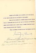 Decreto de exoneração, a pedido, de António Alberto Torres Garcia do cargo de Ministro do Trabalho e nomeação, para ocupar interinamente o mesmo cargo, de Francisco Xavier Peres Trancoso, Ministro das Finanças.  