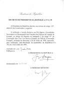 Decreto que ratifica o Acordo relativo aos Privilégios e Imunidades Necessários ao Desempenho das funções dos Oficiais de Ligação da Europol (...), assinado em Bruxelas a 26 de julho de 1995.