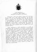Carta do João Paulo II dirigida Presidente da República, Mário Soares, em resposta à sua carta de 25 de outubro de 1986 sobre o Dia Mundial Ecuménico de Oração pela Paz, agradecendo a sensibilidade manifestada  pelo Chefe de Estado e pelos "filhos de Portugal" sobre uma iniciativa "em favor da paz e da concórdia entre os homens e os povos do mundo inteiro".