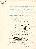 Decreto de exoneração de Adolfo César de Pina do cargo de Ministro do Comércio e Comunicações, de que não chegou a tomar posse, e de nomeação, para o mesmo cargo, de Abílio Augusto Valdez de Passos e Sousa. 