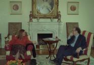 Almoço do Presidente da República, Jorge Sampaio, com a Prof.ª Maria Teresa Pizarro Beleza, a 5 de março de 1997