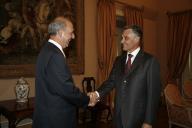 Audiência concedida pelo Presidente da República, Aníbal Cavaco Silva, ao Governador de Brasília, José Roberto Arruda, a 16 de julho de 2007