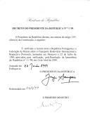 Decreto que ratifica o Acordo entre a República Portuguesa e a Federação da Rússia sobre o Transporte Rodoviário Internacional e respetivo Protocolo, assinados em Moscovo em 22 de julho de 1994.
