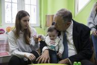 O Presidente da República Marcelo Rebelo de Sousa visita, em Paço de Arcos, Oeiras, o Centro de Acolhimento de Jovens “Casa João Paulo II” da Ajuda de Mãe, a 8 de dezembro de 2017