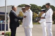 O Presidente da República e Comandante Supremo das Forças Armadas, Marcelo Rebelo de Sousa, preside à Cerimónia de Juramento de Bandeira e Entrega de Espadas aos Aspirantes do Curso “D. Maria II” da Escola Naval, a 29 de setembro de 2017