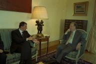 Audiência concedida ao Primeiro-ministro da Eslovénia, Anton Rop, a 19 de maio de 2003 