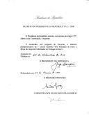 Decreto que exonera, sob proposta do Governo, o ministro plenipotenciário de 1.ª classe, António Félix Machado de Faria e Maya, do cargo de Embaixador de Portugal em Kiev [Ucrânia].