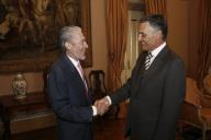 Audiência concedida pelo Presidente da República, Aníbal Cavaco Silva, ao Provedor de Justiça, Henrique do Nascimento Rodrigues, a 17 de junho de 2008