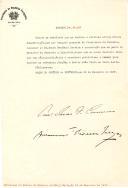 Decreto de exoneração, a pedido, do Dr.Teotónio Pereira do cargo de Ministro do Comércio e Indústria e de nomeação de  João Pinto da Costa Leite, para o mesmo cargo. 