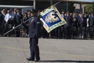 O Presidente da República Marcelo Rebelo de Sousa condecora a Esquadra 751 como Membro Honorário da Ordem Militar da Torre e Espada, do Valor, Lealdade e Mérito, numa cerimónia que decorre na Base Aérea n.º 6 no Montijo, a 11 de setembro de 2017