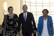 O Presidente da República Marcelo Rebelo de Sousa preside, na Gare Marítima de Alcântara em Lisboa, à sessão de encerramento da Conferência Internacional “Oceans Meeting 2018”., a 20 de setembro de 2018 