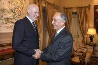O Presidente da República, Marcelo Rebelo de Sousa, recebeu, em audiência no Palácio de Belém, o presidente da Assembleia Nacional da República da Eslovénia, Milan Brglez, acompanhado por uma delegação, a 1 de fevereiro de 2018.
