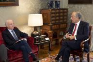 No âmbito das audiências aos Parceiros Sociais, o Presidente da República Marcelo Rebelo de Sousa recebe, no Palácio de Belém, uma delegação da Confederação Geral dos Trabalhadores Portugueses - Intersindical Nacional (CGTP-IN), liderada pelo Secretário-Geral da CGTP-IN, Arménio Carlos, a 26 de dezembro de 2019