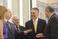 O Presidente da República, Aníbal Cavaco Silva, recebeu o Presidente e os Vice-Presidentes da Assembleia da República, bem como os líderes dos Grupos Parlamentares, por ocasião do final da Sessão Legislativa, oferecendo-lhes seguidamente um almoço, a 16 de julho de 2010