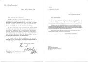 Carta do Presidente Federal da Áustria, Thomas Klestil, dirigida ao novo Presidente da República Portuguesa, Jorge Sampaio, agradecendo convite para estar presente na sua tomada de posse e informando ter designado o Chanceler Federal Dr. Vranitzky para o representar na ocasião e aproveitando para renovar convite para uma visita ao seu país.