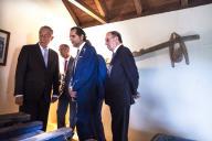 O Presidente da República Marcelo Rebelo de Sousa visita, no Porto Santo, o Campo Experimental do Farrobo onde se encontrou com cerca de uma centena de agricultores, a 1 de novembro de 2018  