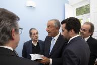 O Presidente da República, Marcelo Rebelo de Sousa, visitou a Associação Um Mundo a Sorrir, a 8 de maio de 2017