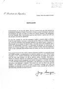Mensagem do Presidente da República, Jorge Sampaio, remetida por ocasião da entrega dos Prémios Norte-Sul do Conselho da Europa, em 26 de novembro de 2001