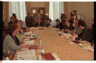 O Presidente da República, Jorge Sampaio, preside à reunião do Conselho de Estado, a 18 de junho de 1996