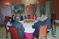 O Presidente da República, Jorge Sampaio, oferece um almoço aos representantes da imprensa estrangeira em Portugal, a 29 de outubro de 2003