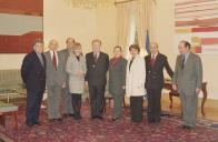 Audiência concedida pelo Presidente da República, Jorge Sampaio, ao Grupo de Jograis Fernando Pessoa, da Universidade de S. Paulo, a 30 de novembro de 2000