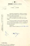 Decreto de exoneração, a pedido, do Dr. João de Matos Antunes Varela do cargo de Ministro da Justiça. 
