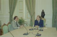 Audiência concedida pelo Presidente da República, Jorge Sampaio, ao Presidente do Partido Popular, Paulo Portas, a 8 de setembro de 2000