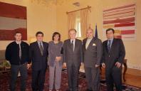 Audiência concedida pelo Presidente da República, Jorge Sampaio, ao Presidente do Euro-Toques de Portugal, Sr. Michel da Costa, a 22 de maio de 2000