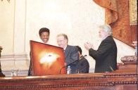 Deslocação do Presidente da República, Jorge Sampaio, à Assembleia da República, por ocasião da Cerimónia de Entrega dos Prémios Norte-Sul do Conselho da Europa, a 24 de novembro de 2000