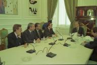 Audiência concedida pelo Presidente da República, Jorge Sampaio, a uma delegação do Partido Popular, a 29 de setembro de 1998