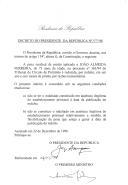 Decreto que reduz, por indulto, em um ano e seis meses de prisão, por razões humanitárias, a pena residual de prisão aplicada a João Almeida Ferreira, de 73 anos de idade, no processo n.º 363/94 do Tribunal de Círculo de Portimão.