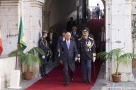 O Presidente da República Marcelo Rebelo de Sousa visita, no Comando-Geral no Largo do Carmo, em Lisboa, a Guarda Nacional Republicana, a 14 junho 2016