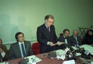 Deslocação do Presidente da República, Jorge Sampaio, à Universidade de Lisboa para presidir à Sessão de Encerramento da Ação de Formação para a Democracia em Timor Leste, a 18 de maio de 1997