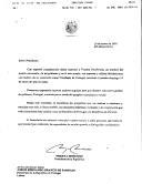 Carta da Presidente da República do Panamá, Mireya Moscoso, dirigida ao Presidente da República de Portugal, Jorge Sampaio, felicitando-o por ocasião da sua reeleição , no dia 14 de janeiro de 2001