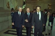 Cerimónia comemorativa do 87.º aniversário da implantação da República, nos Paços do Concelho de Lisboa, a 5 de outubro de 1997
