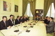 Audiência concedida pelo Presidente da República, Jorge Sampaio, ao PDA, Partido Democrático do Atlântico, a 10 de março de 1999