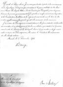 Carta do Príncipe Ludwig da Baviera, informando ter assumido o trono, por doença do Rei Othon.