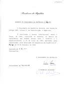 Decreto de ratificação do Acordo Internacional sobre o Cacau, de 1993, concluído em Genebra no âmbito da Conferência das Nações Unidas para o Comércio e o Desenvolvimento, aprovado, pela Resolução da Assembleia da República nº. 14/95, em 14 de dezembro de 1994. 