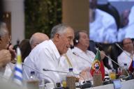 O Presidente da República Marcelo Rebelo de Sousa participa, no Centro de Convenções de Cartagena, na sessão de abertura da XXV Cimeira Ibero-Americana, a 29 outubro 2016