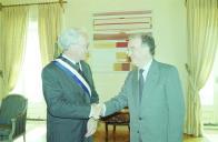 Audiência concedida pelo Presidente da República, Jorge Sampaio, ao Embaixador dos Países Baixos, Senhor Josef Hendrikus Jeurissen, a 14 de março de 2002