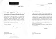 Carta do Presidente da República da Eslovénia, Milan Kucan, endereçando felicitações ao Presidente da República Portuguesa, Jorge Sampaio, por ocasião do Dia de Portugal, sublinhando os laços desenvolvidos entre os 2 países na última década e agradecendo o apoio português à entrada da Eslovénia no seio da União Europeia e da NATO.