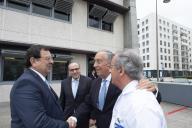 O Presidente da República, Marcelo Rebelo de Sousa, visita o Hospital Lusíadas Lisboa, onde preside à cerimónia comemorativa do 10.º aniversário desta unidade hospitalar, a 26 de fevereiro de 2018.