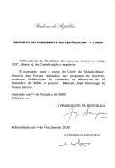 Decreto que nomeia, sob proposta do Governo, o general Manuel José Alvarenga de Sousa Santos para o cargo de Chefe do Estado-Maior das Forças Armadas.