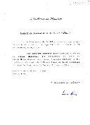 Decreto de exoneração, a pedido, do Almirante José Miguel Gomes de Sousa Ceregeiro do cargo que exercia como Presidente do Supremo Tribunal Militar. 