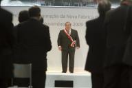O Presidente da República, Aníbal Cavaco Silva, inaugura a Fábrica de Papel do Grupo Portucel-Soporcel, em Setúbal, a 6 de novembro de 2009