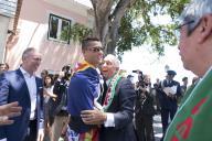 O Presidente da República Marcelo Rebelo de Sousa recebe, no Palácio de Belém, a Seleção Nacional de Futebol que se sagrou Campeã Europeia no EURO 2016 disputado em França, a 11  julho 2016