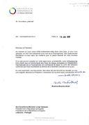 Carta de Boutros Boutros-Ghali, Secretário Geral da "Organisation Internationale de la Francophonie", dirigida ao Presidente da República, Jorge Sampaio, felicitando-o pela sua reeleição e afirmando contar com o seu apoio no reforço das relações entre a Organização da Francofonia e a Comunidade dos Países de Língua Portuguesa.